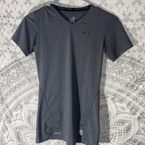 Grey Nike Workout Top